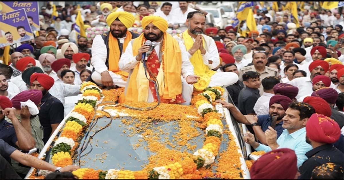 CM Mann Jalandhar Road Show