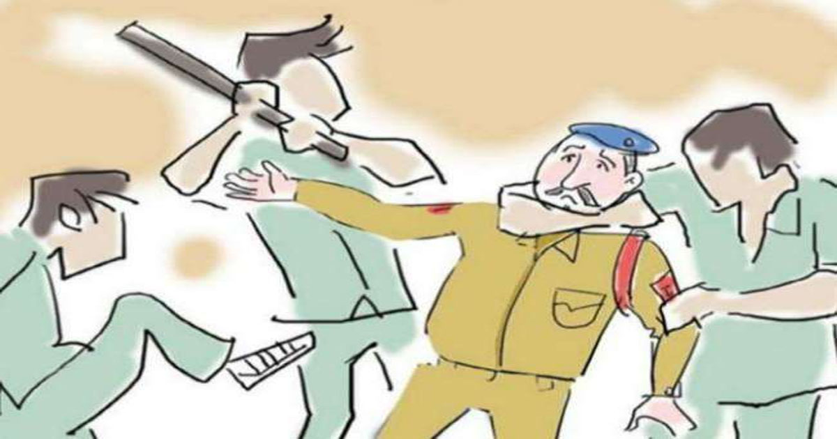 जालंधर में रेड करने गई पुलिस टीम पर जानलेवा हमला