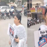 Woman creates ruckus outside Raja Warring's programme!