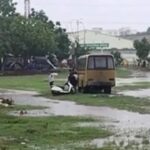 A bus full of school children overturned in Ludhiana
