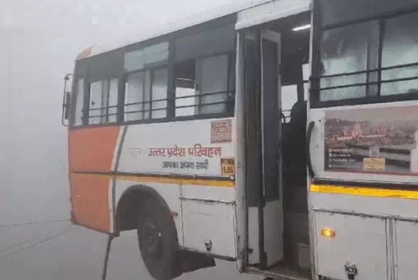 Major accident due to fog in Jalandhar,