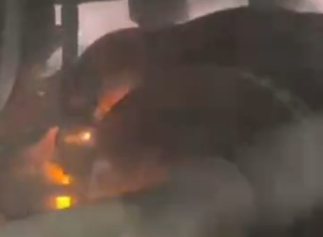 fire breaks out in a running passenger train in Ludhiana