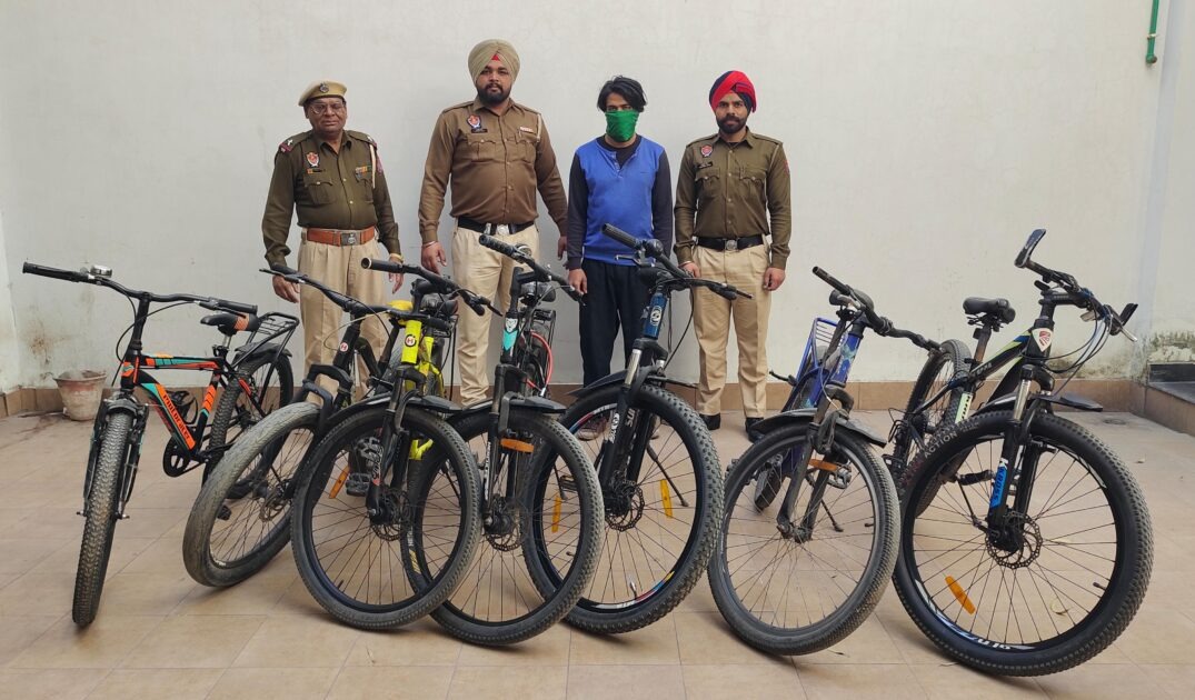 Thief arrested for stealing expensive sports bicycle in Jalandhar