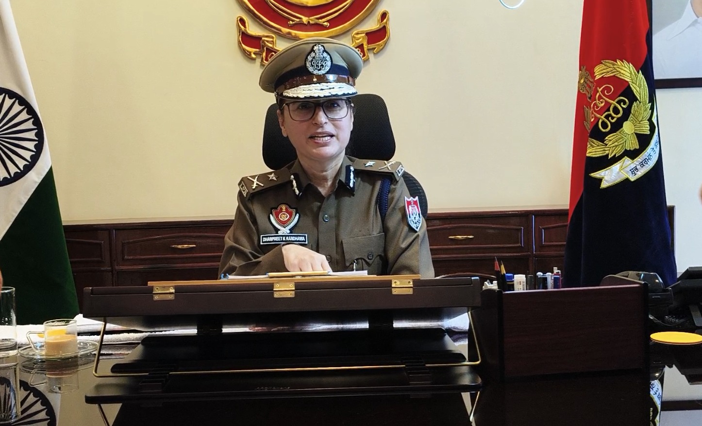Jalandhar's new police commissioner IPS Dhanpreet Kaur took charge