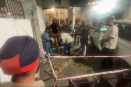 Terrorist attack on BJP leader's house in Jalandhar, massive blast with hand-grenade!