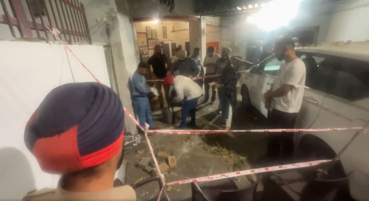 Terrorist attack on BJP leader's house in Jalandhar, massive blast with hand-grenade!