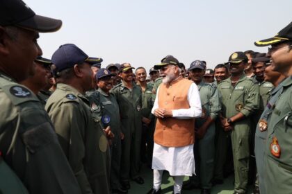 Prime Minister Narendra Modi reached Jalandhar after ceasefire