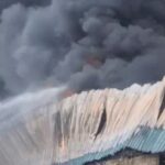 Massive fire in two factories in Jalandhar