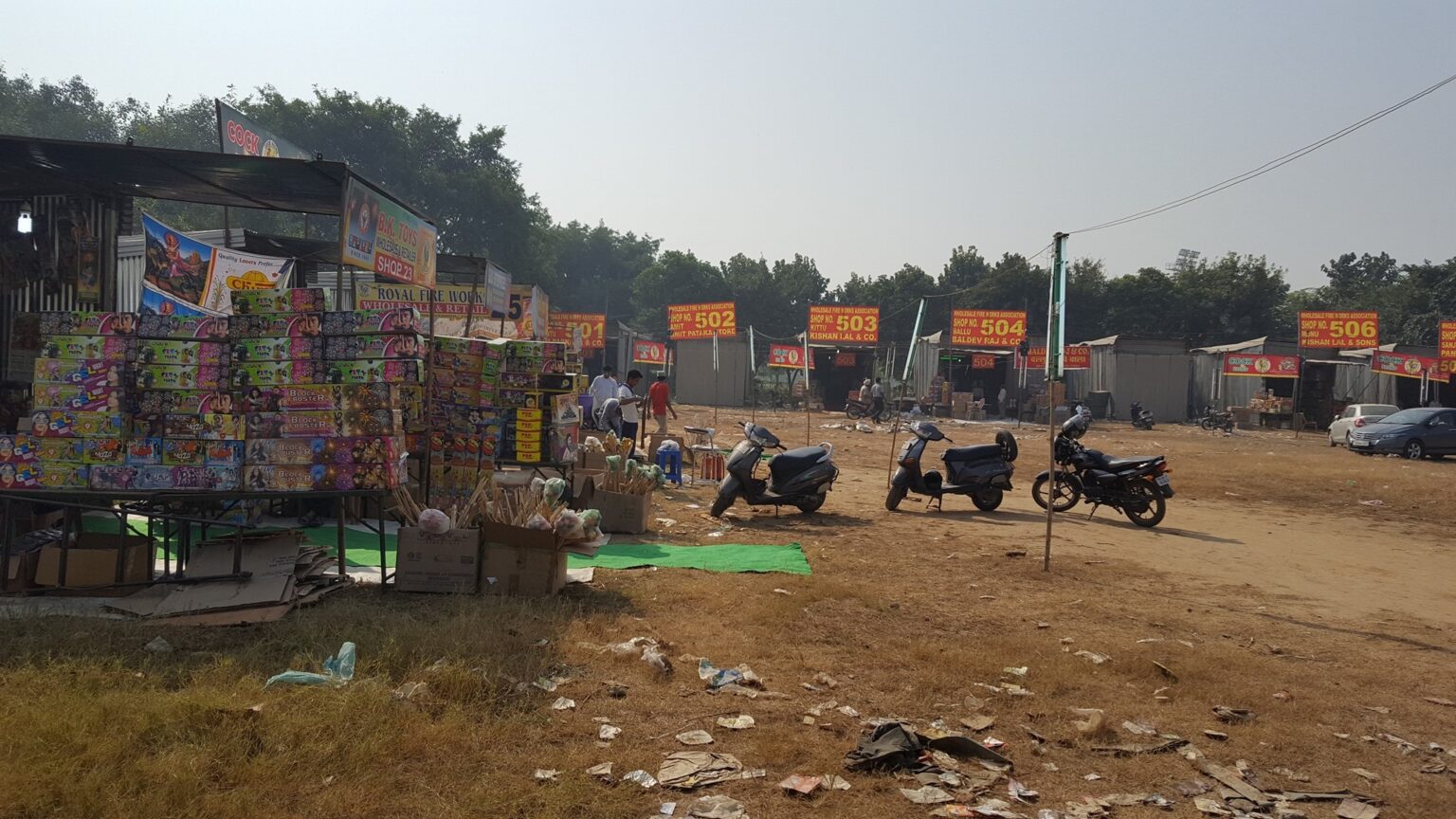 Firecracker market will not be organised in Burlton Park