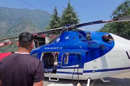 Helicopter crash in Kedarnath.