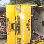 accident in Khanna, Ludhiana, mini bus and tipper collided