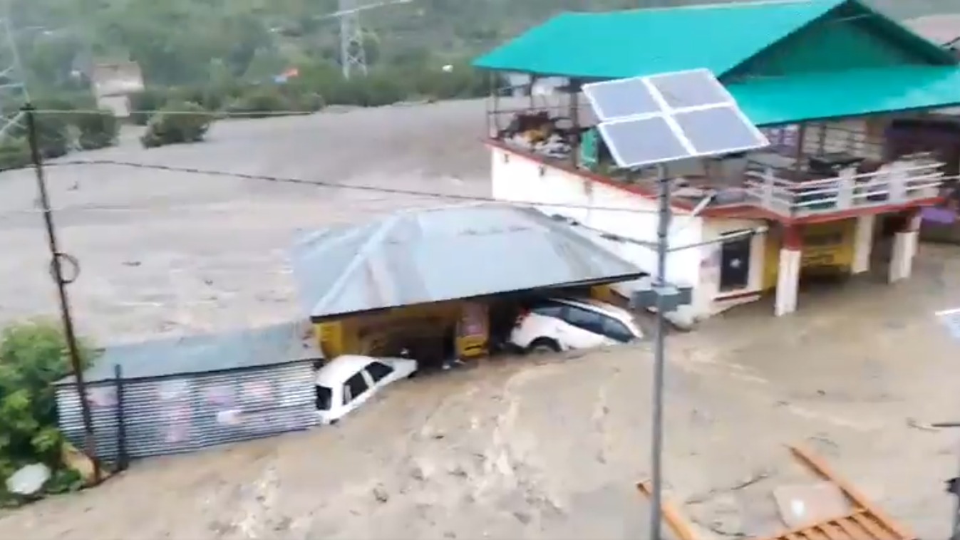 Cloudburst in Uttarkashi causes heavy destruction