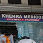 Criminals fired bullets at a medical store in Punjab