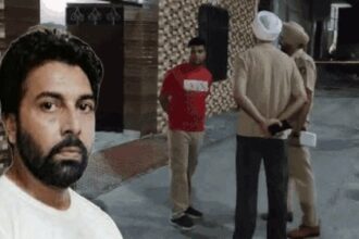 A murder convict on parole was shot dead by the Jaggu Bhagwanpuria gang