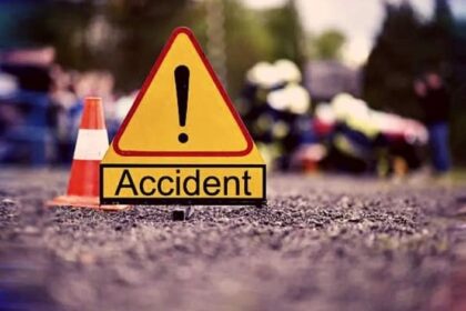 A tragic road accident in Ludhiana: Five people, including two minor girls, were killed when an out-of-control car overturned.